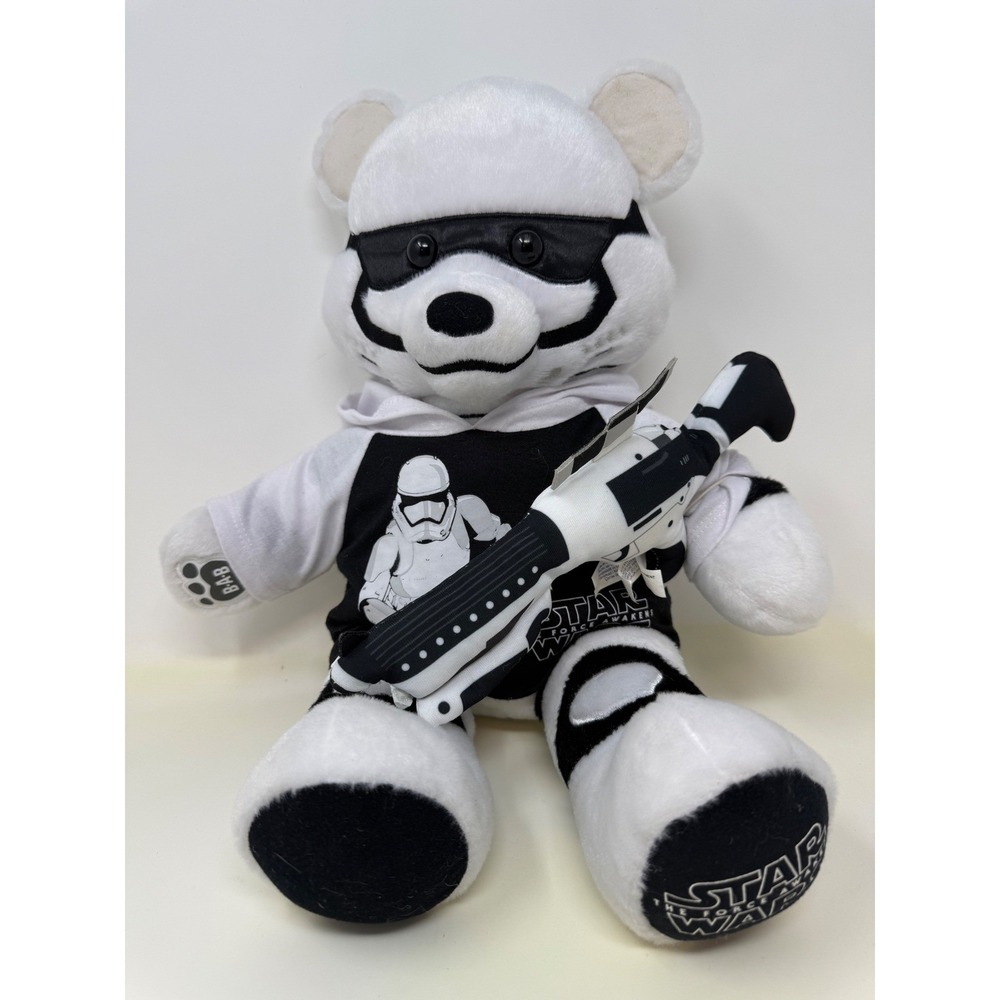 Build A Bear Star Wars The Force Awakens Stormtrooper Plush Toy with Blaster